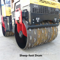 Factory Sell 1 Ton Double Trench Drum Roller